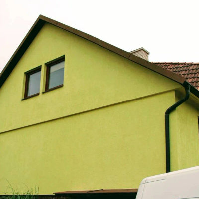 Okál typ 117/38 Výměna oken v včetně dodávky do střešní mansardy. Odstín oken ořech.