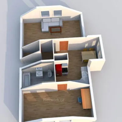 Půdní vestavba Klasik v Okálu 118 – dokončená realizace